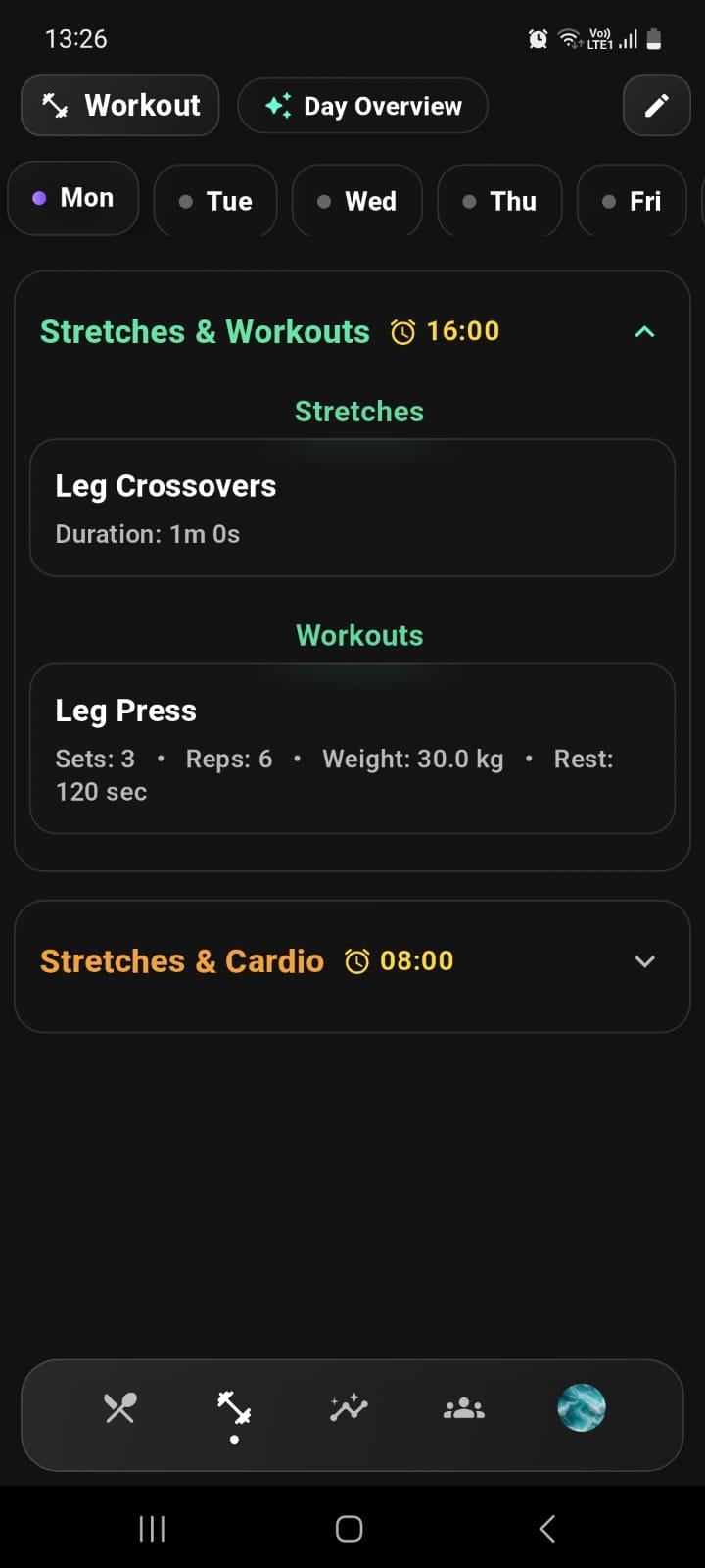 Plan workouts, execute sessions, and stay locked in!